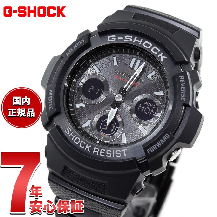 G-SHOCK Gショック 電波ソーラー 腕時計 メンズ 黒 ブラック AWG G-SHOCK Gショック 電波ソーラー 腕時計 メンズ 黒 ブラック AWG
