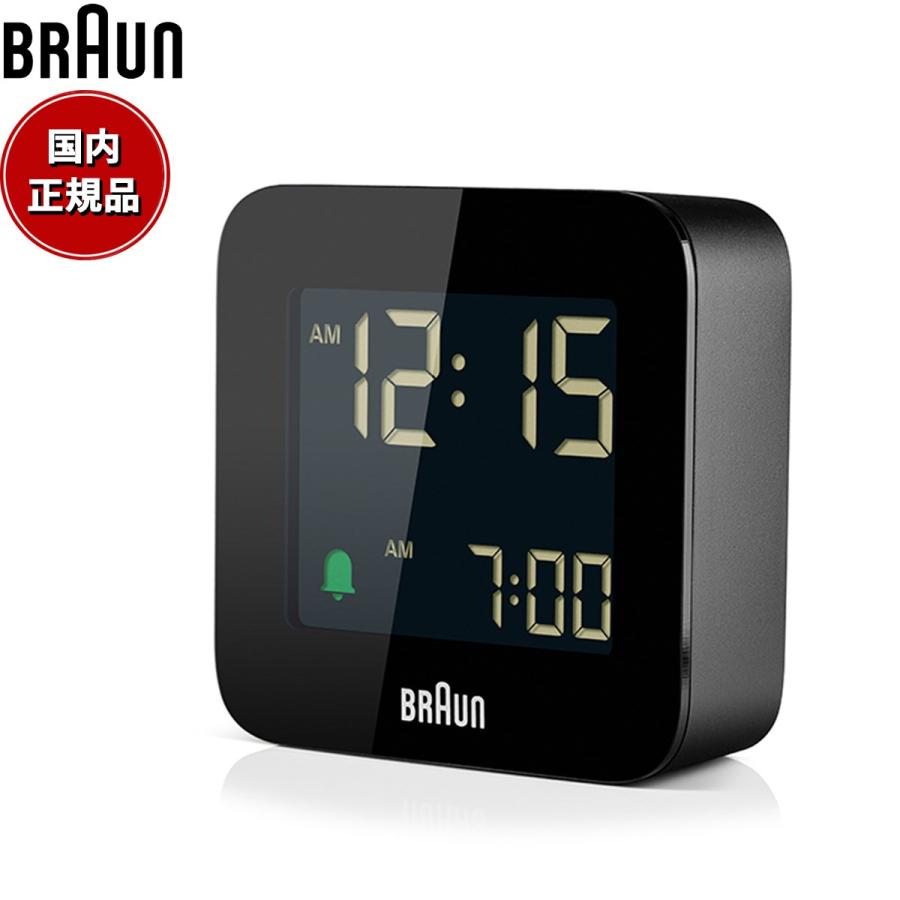 Braun デジタルアラームクロック ブラック Amazon.co.jp: BRAUN デジタルクロック BNC008 ブラック