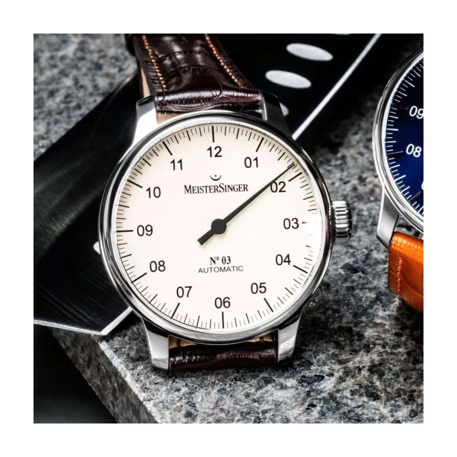 マイスタージンガー MeisterSinger ナンバースリー アイボリー 38mm