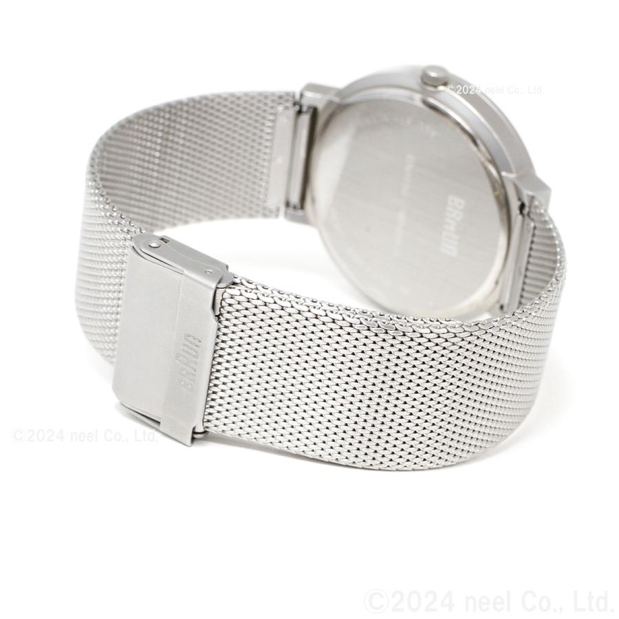 BRAUN ブラウン 腕時計 メンズ レディース BN0032WHSLMHG ホワイト×シルバー メッシュの画像