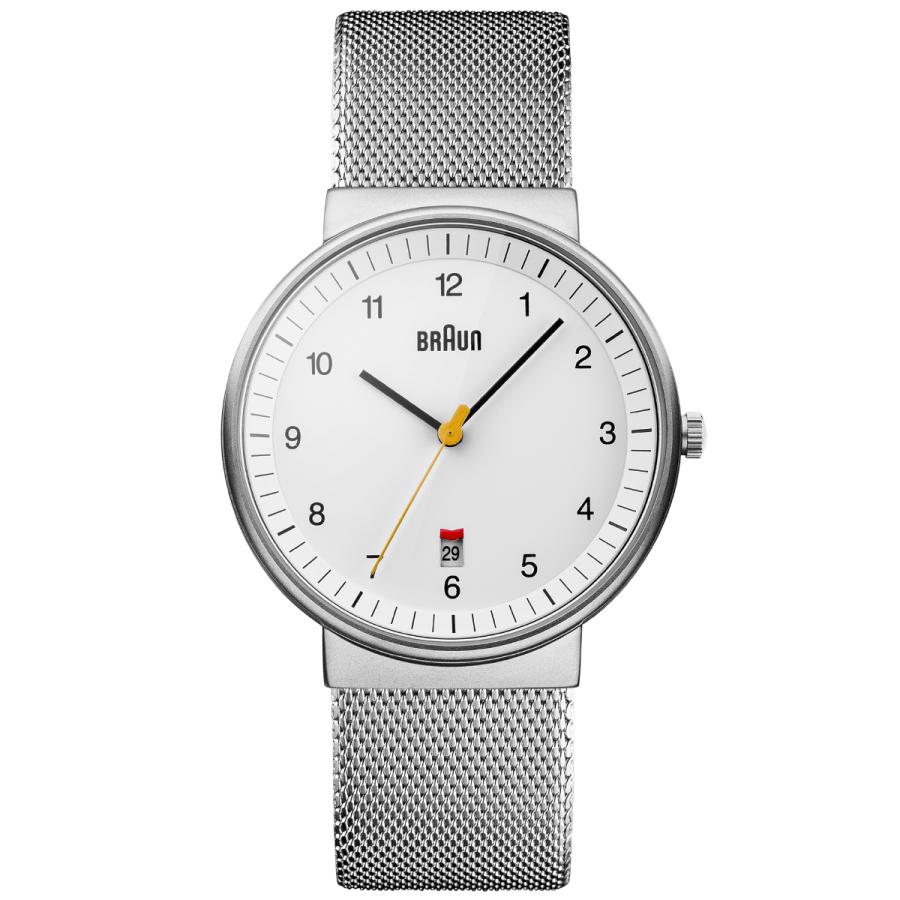 BRAUN ブラウン 腕時計 メンズ レディース BN0032WHSLMHG ホワイト×シルバー メッシュの画像