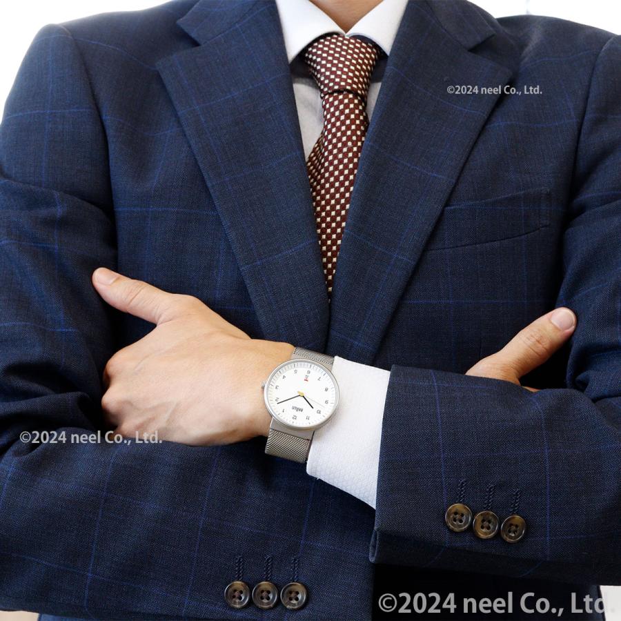 BRAUN ブラウン 腕時計 メンズ レディース BN0032WHSLMHG ホワイト×シルバー メッシュの画像