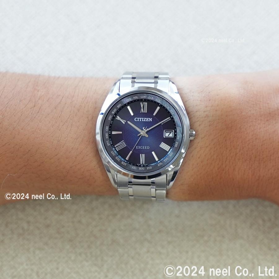 EXCEED(CITIZEN) シチズン エクシード エコドライブ 電波時計 薄型限定