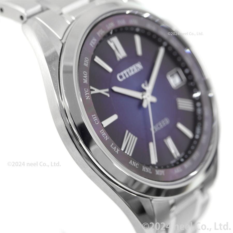 EXCEED(CITIZEN) シチズン エクシード エコドライブ 電波時計 薄型限定