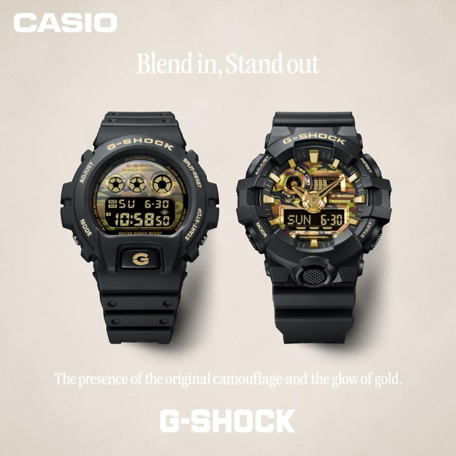 【くまやん】CASIO G-SHOCK ゴールド デジタル腕時計 G-SHOCK Gショック デジタル 腕時計 メンズ DW-6900CF-1JF BOLD CAMO
