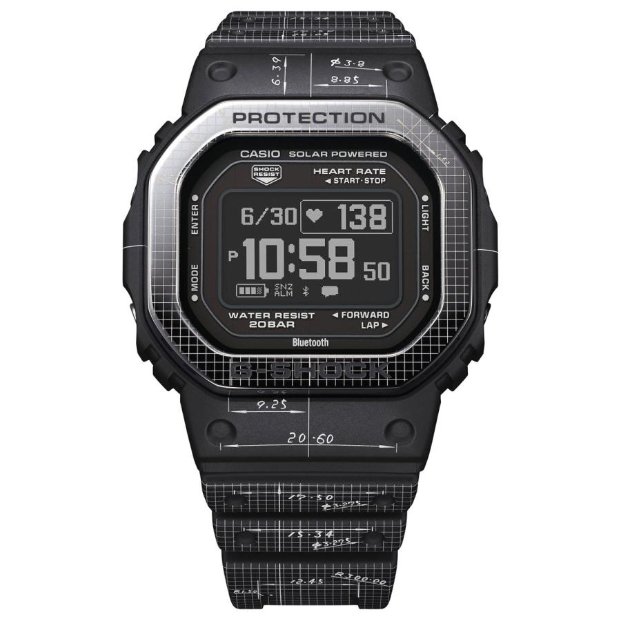 心拍計付きスクエア「DW-H5600」、本日発売！G-SHOCK40年の集大成的