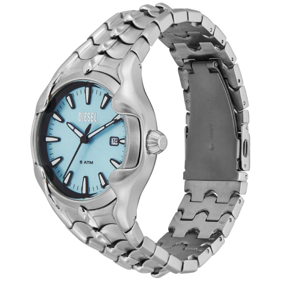 DIESEL 腕時計 Dz2200 Men's Vert three-hand date stainless steel watch | Silver