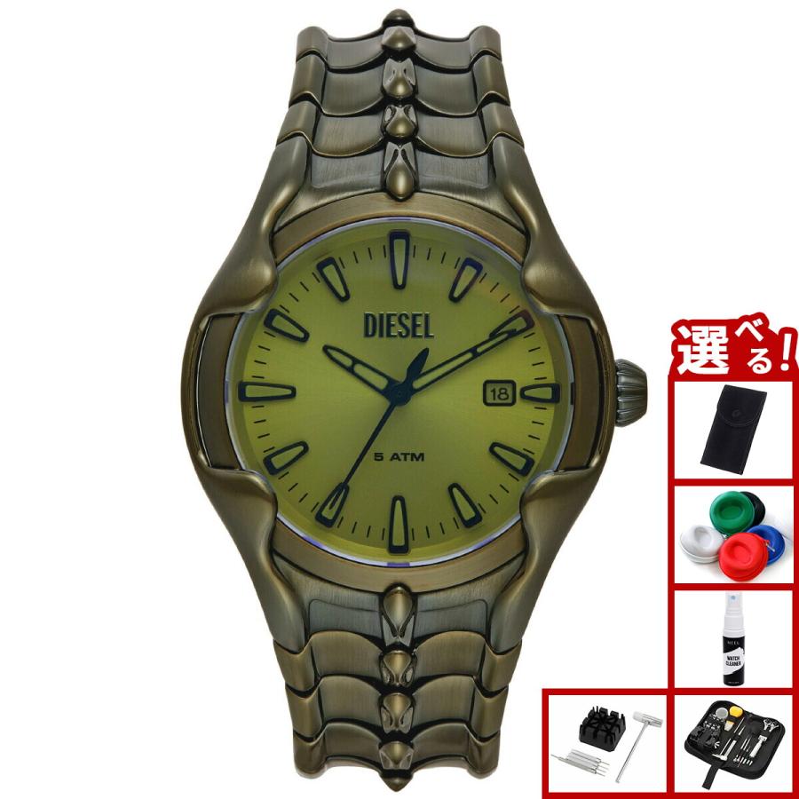 ディーゼル DIESEL 腕時計 メンズ VERT 三針デイト グリーン