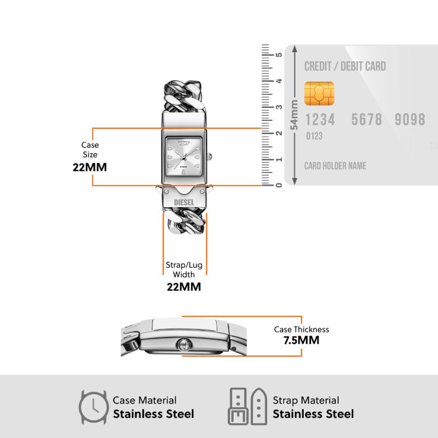DIESEL （ノベルティー付き）ディーゼル 腕時計 メンズ CLOSER
