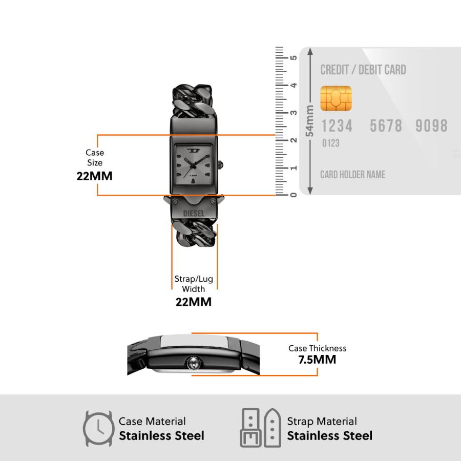 DIESEL ノベルティー2個セット　おまけ付 DIESEL （ノベルティー付き）ディーゼル 腕時計 メンズ CLOSER