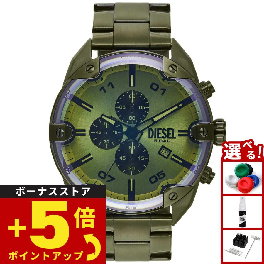DIESEL 腕時計 Amazon.co.jp: Dieselシャンパンダイヤルブラックレザーメンズウォッチ