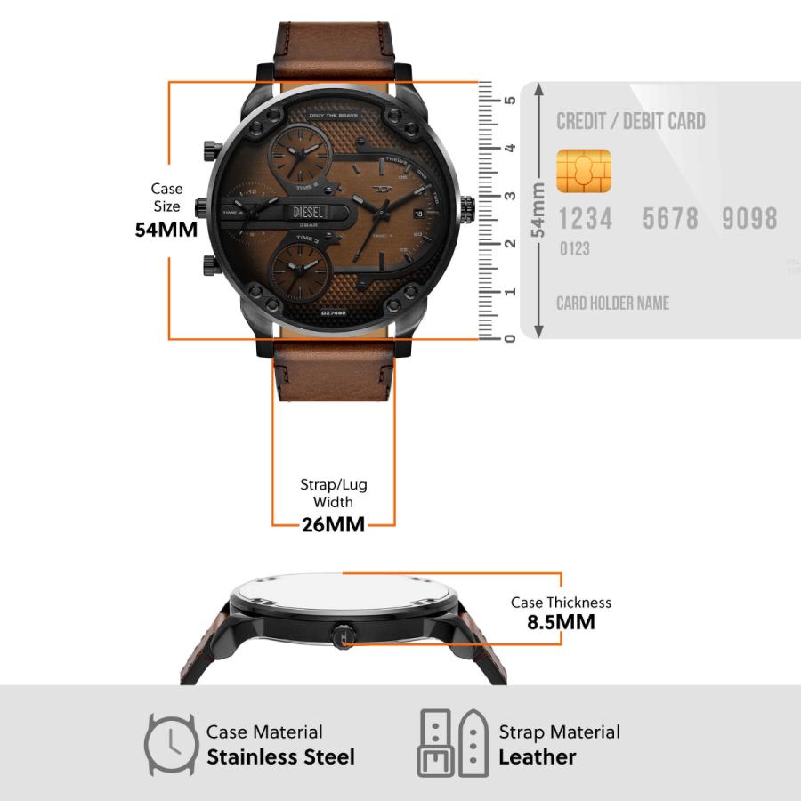 DIESEL（ディーゼル） （ノベルティー付き）ディーゼル 腕時計 メンズ