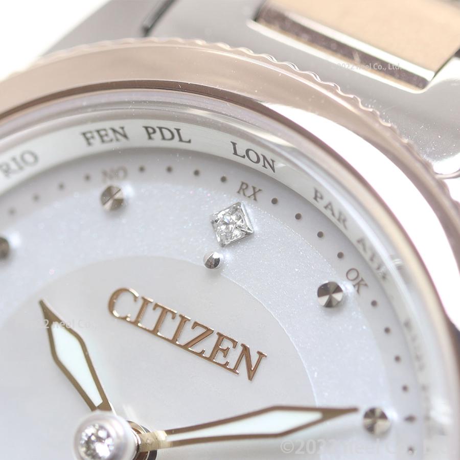 【中古品 】 シチズン クロスシー エコドライブ 電波時計 フローレットダイヤモデル サン＆ムーン EE1007-67W CITIZEN xC 【MYK1188038408】(42592円)