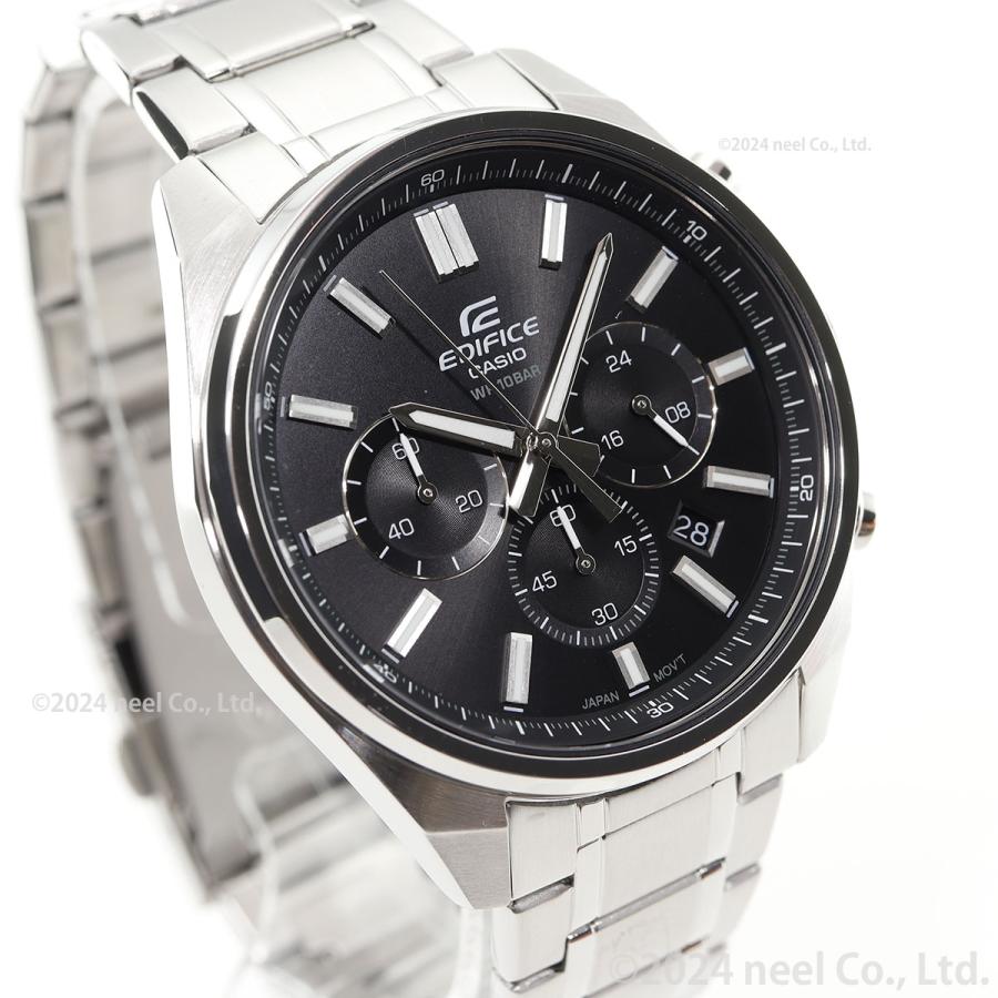 EDIFICE Casio エディフィスクロノグラフEFV-650DJ-1AJF カシオ エディフィス スタンダード クオーツ クロノグラフ EFV-650DJ