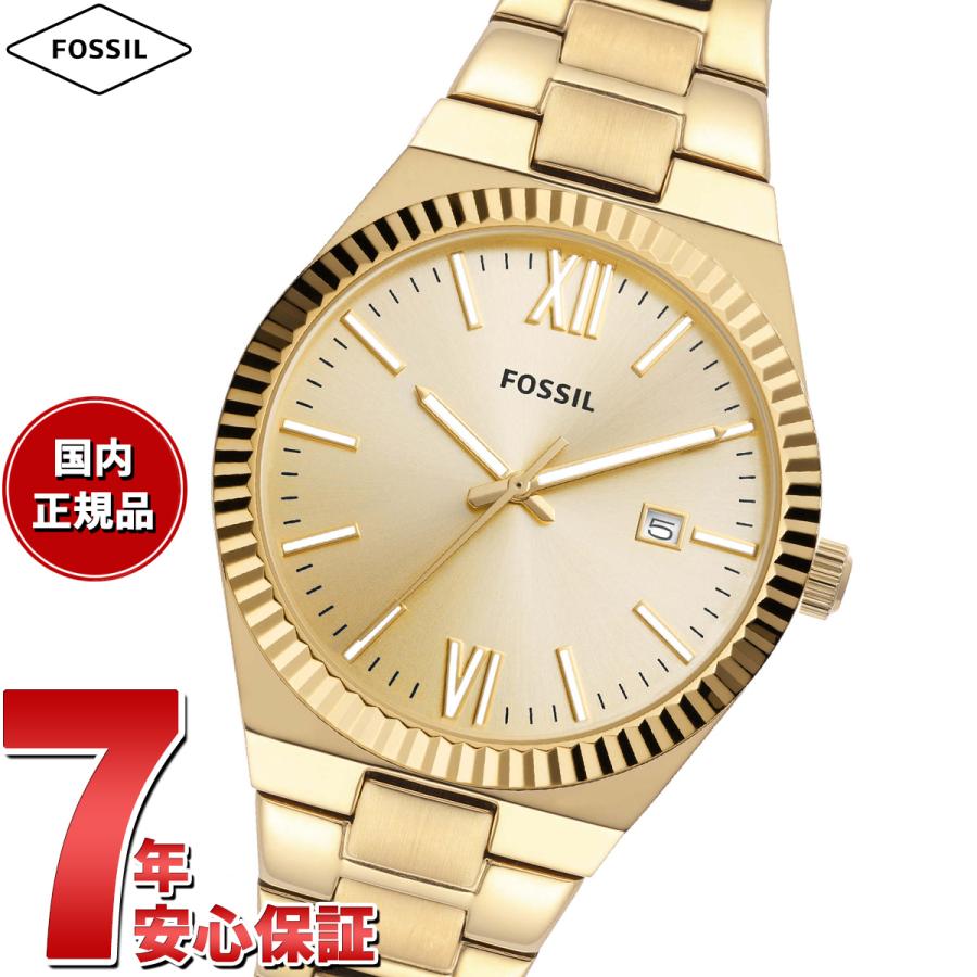 SCARLETTE MINI フォッシル FOSSIL 腕時計 レディース 三針デイト ゴールドトーン ステンレスウォッチ ES5299 ...