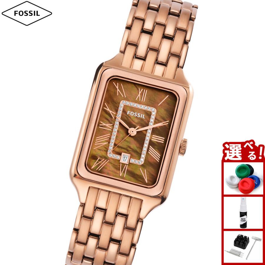 FOSSIL（フォッシル） 腕時計 レディース RAQUEL 三針デイト ローズ