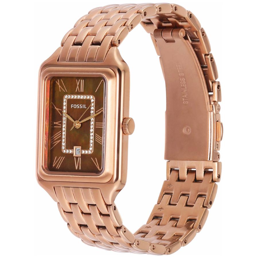 FOSSIL（フォッシル） 腕時計 レディース RAQUEL 三針デイト ローズ