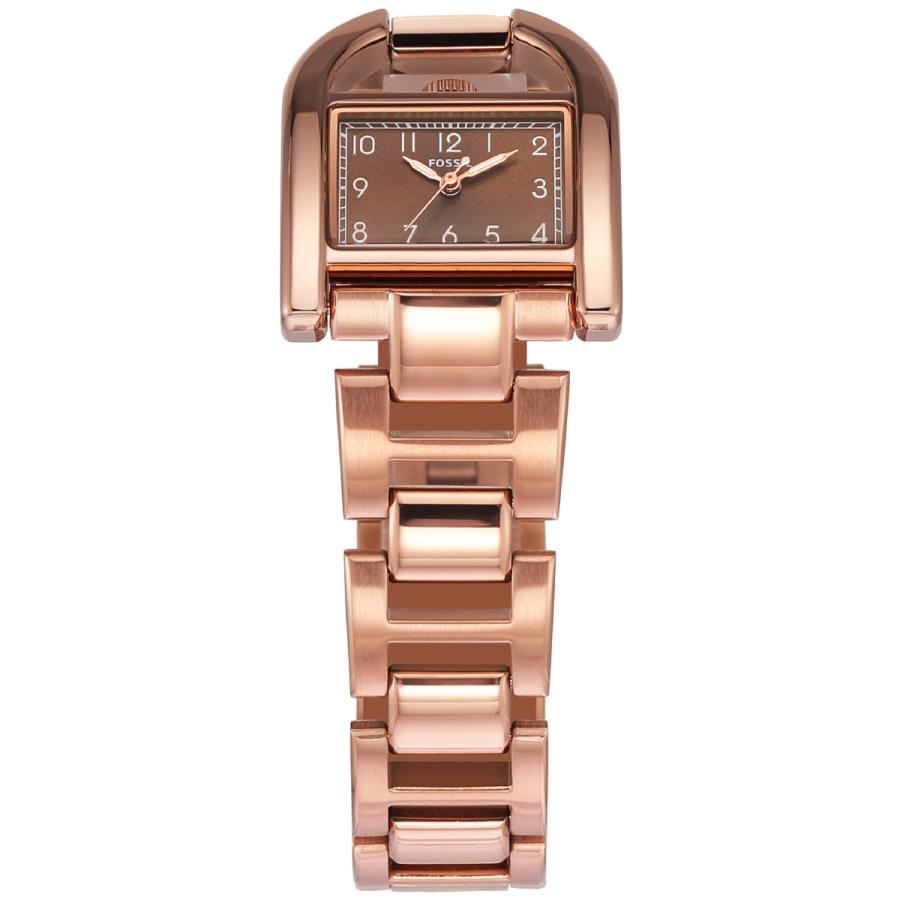FOSSIL（フォッシル） 腕時計 レディース HARWELL 三針 ローズゴールドトーン ステンレススチールウォッチ ES5328 ...