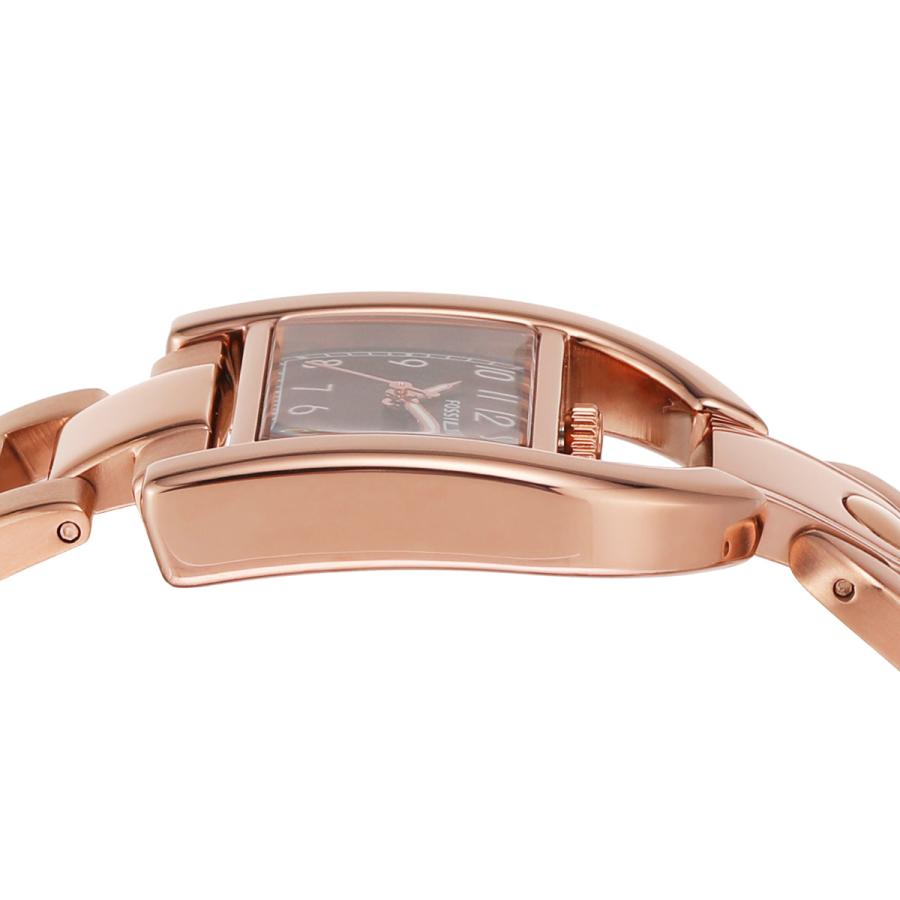 FOSSIL（フォッシル） 腕時計 レディース HARWELL 三針 ローズゴールドトーン ステンレススチールウォッチ ES5328 ...