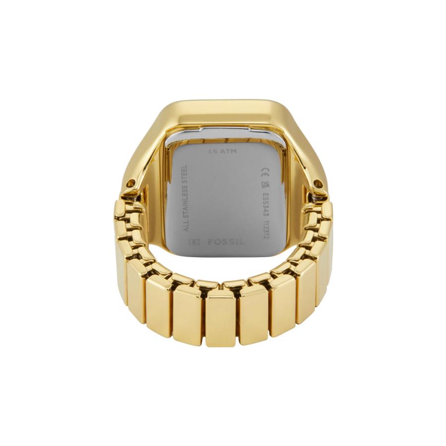 美品　RAQUEL 二針 ゴールドトーン ステンレススチール ウォッチリング RAQUEL 二針 ステンレススチール ウォッチリング - ES5411 - Fossil