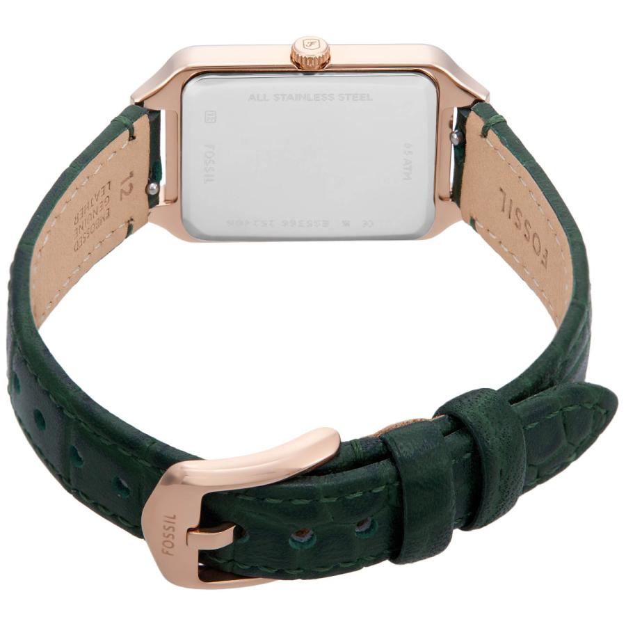 FOSSIL（フォッシル） 腕時計 レディース RAQUEL 三針デイト グリーン