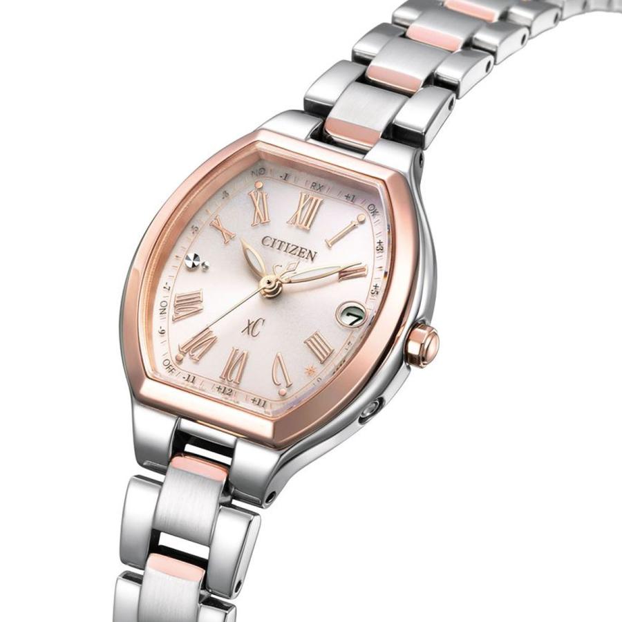 【美品】CITIZEN シチズン xC クロスシー ハッピーフライト ダイヤ XC シチズン クロスシー ソーラー電波時計 ハッピーフライト