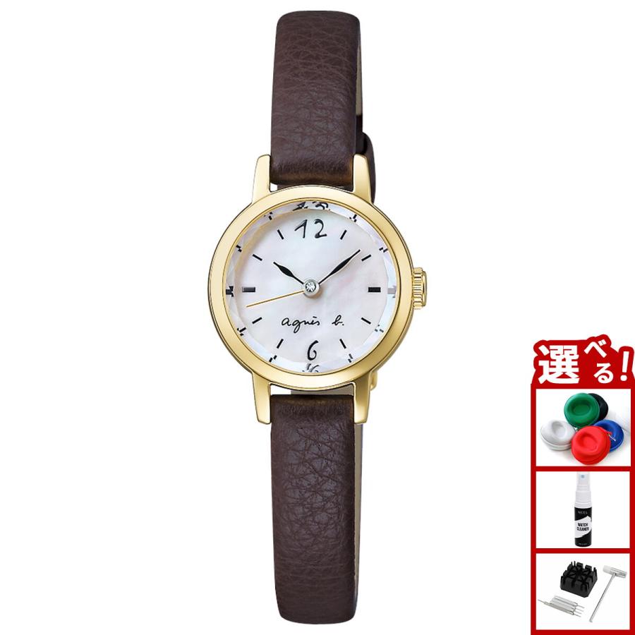 【美品】アニエスベー マルチェロ レディースクォーツ腕時計 送料無料 agnes b. ノベルティ付 アニエスベー 腕時計 レディース