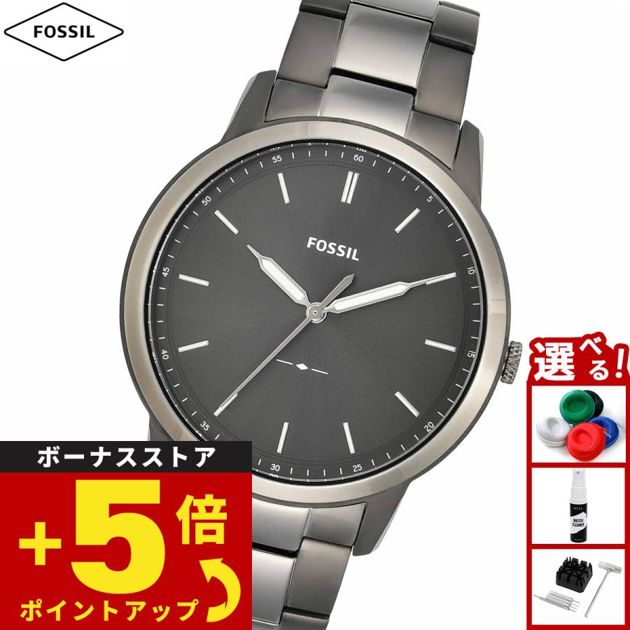 MINIMALIST フォッシル FOSSIL 腕時計 メンズ THE 三針 スモーク