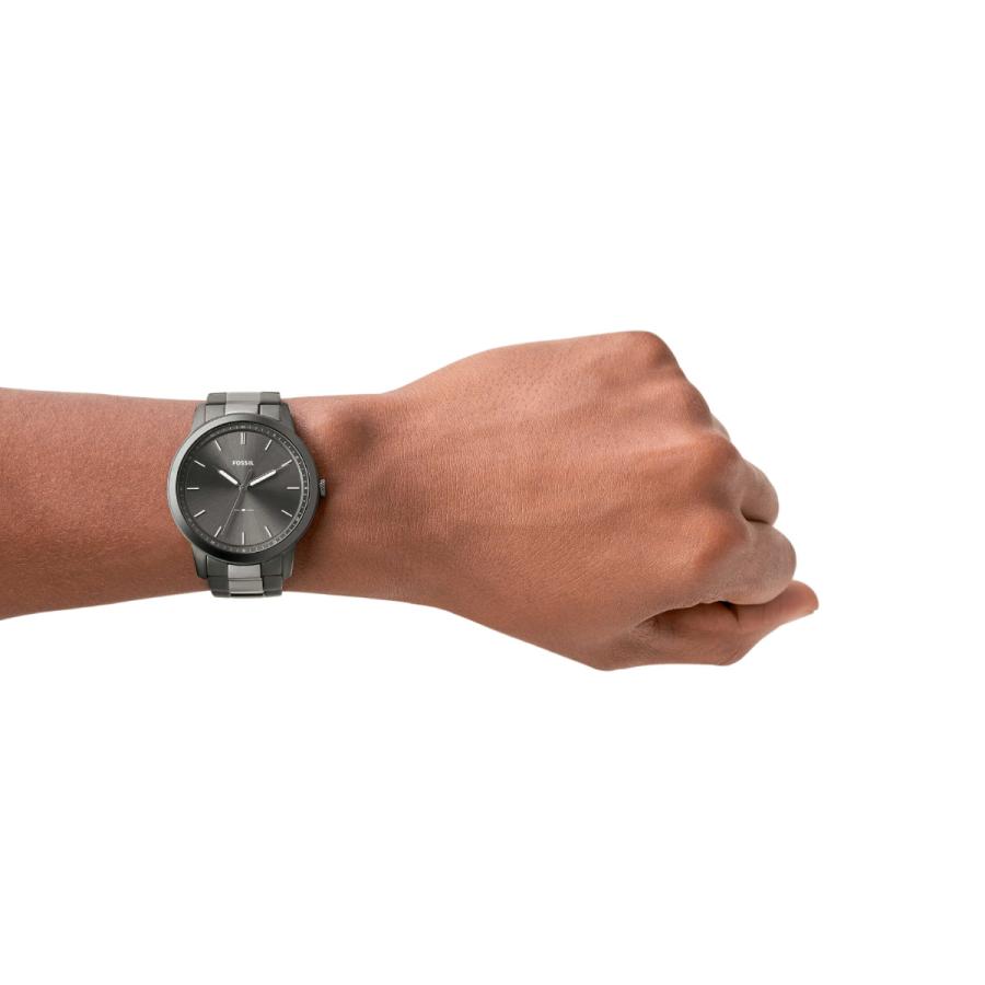 MINIMALIST フォッシル FOSSIL 腕時計 メンズ THE 三針 スモーク