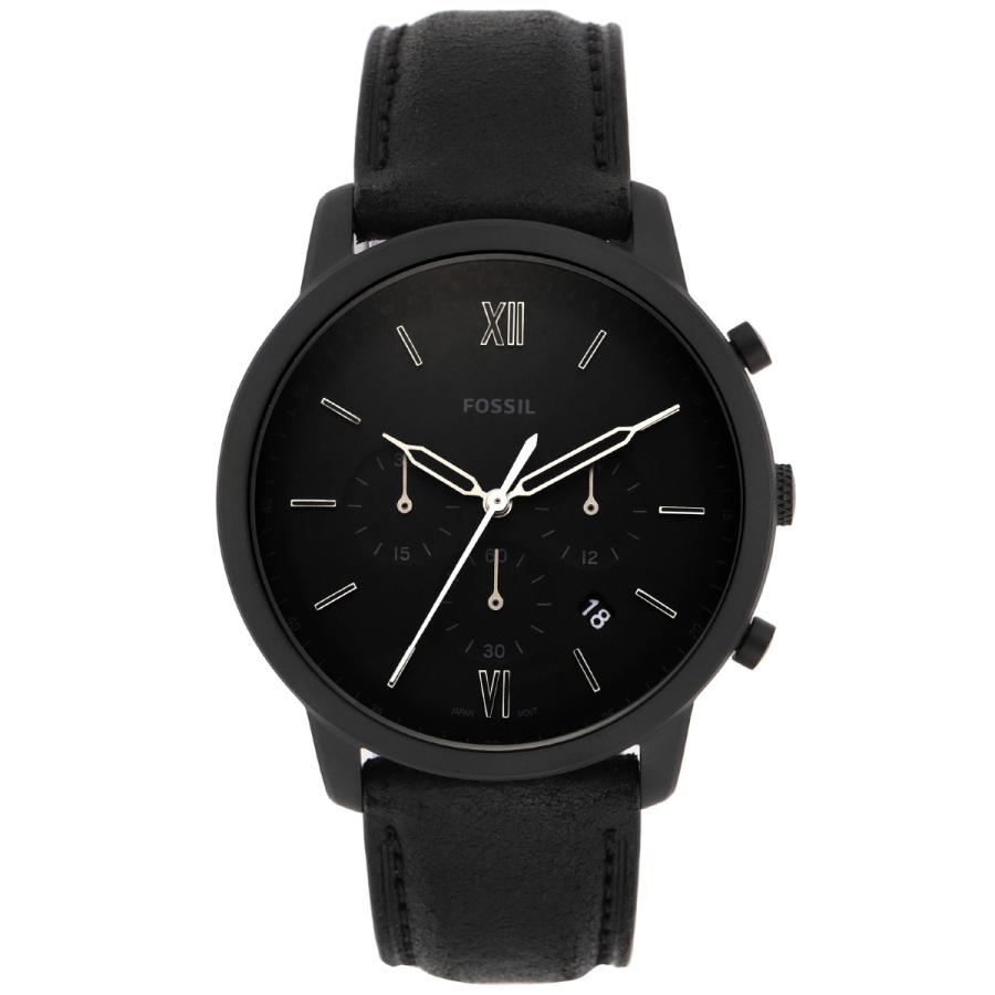 NEUTRA フォッシル FOSSIL 腕時計 メンズ クロノグラフ ブラックレザー