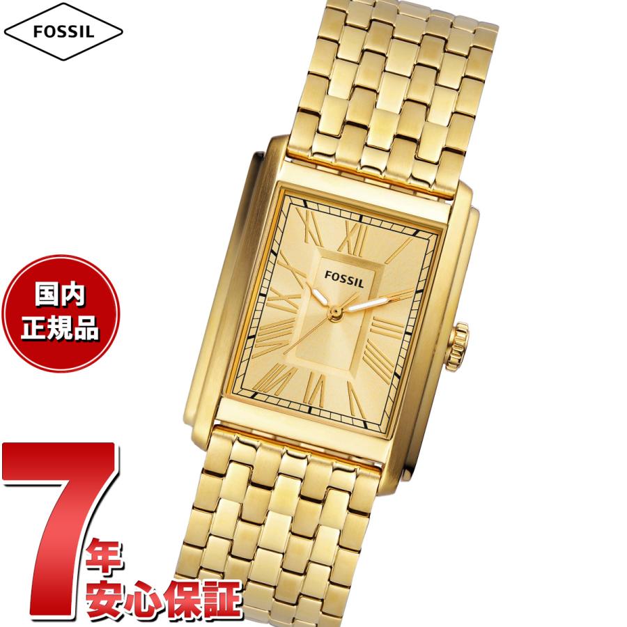 FOSSIL（フォッシル） 腕時計 メンズ CARRAWAY 三針 ゴールドトーン 
