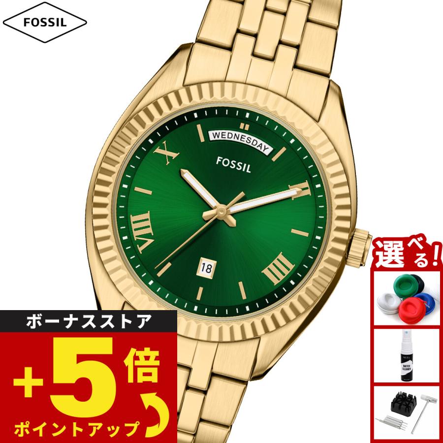 CAMPBELL （ノベルティー付き）フォッシル FOSSIL 腕時計 メンズ 三針