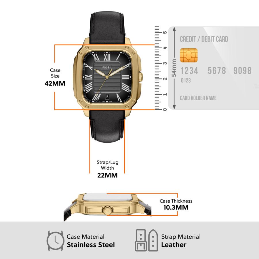 FOSSIL（フォッシル） （ノベルティー付き）フォッシル 腕時計 メンズ