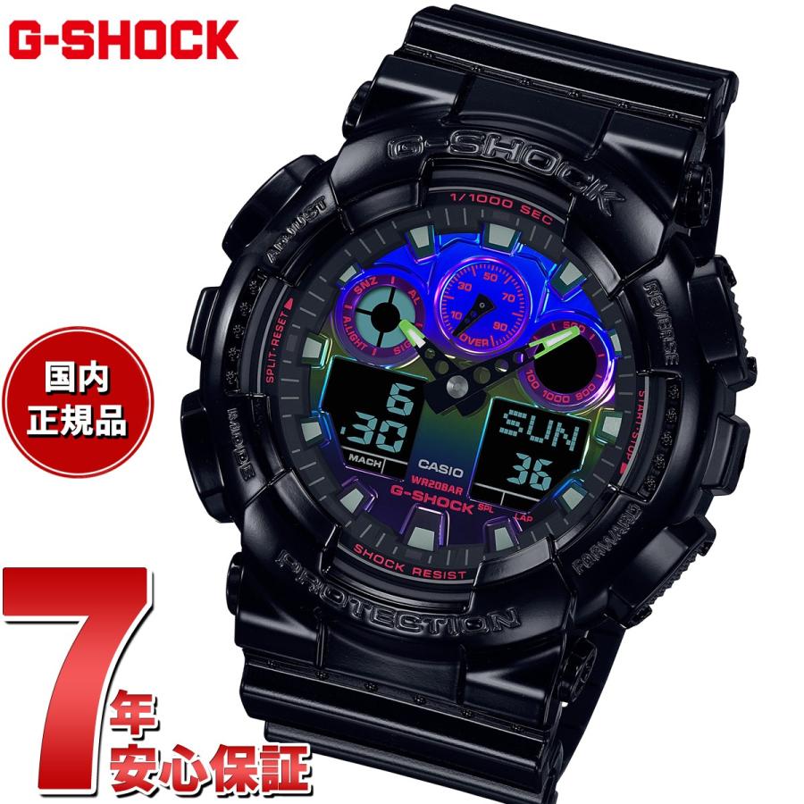 に値下げ！ G-SHOCK Gショック GA-100RGB-1AJF 腕時計 CASIO カシオ