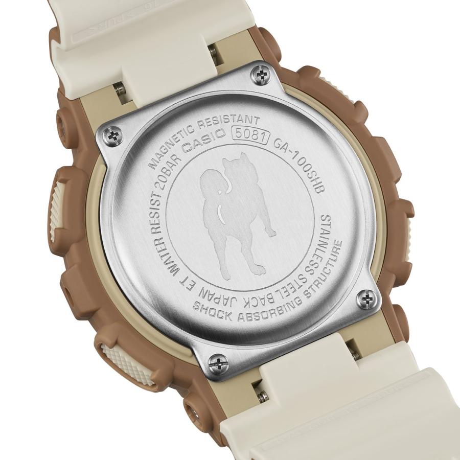 G-SHOCK Gショック アナデジ 腕時計 GA-100SHB-5AJR 柴犬 しば