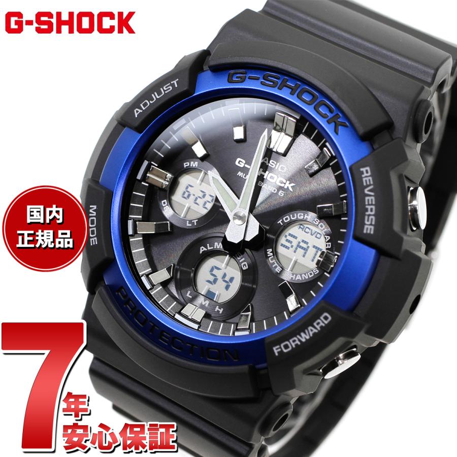 Gショック G-SHOCK 電波 ソーラー 腕時計 メンズ GAW-100B-1A2JF : gaw 