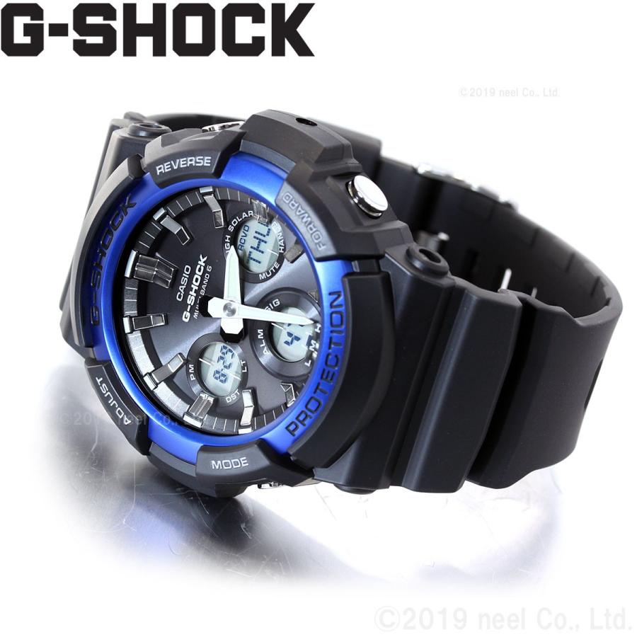 倍々+5倍！最大ポイント26倍！本日限定！Gショック G-SHOCK 電波 ソーラー 腕時計 メンズ GAW-100B-1A2JF｜neel｜02