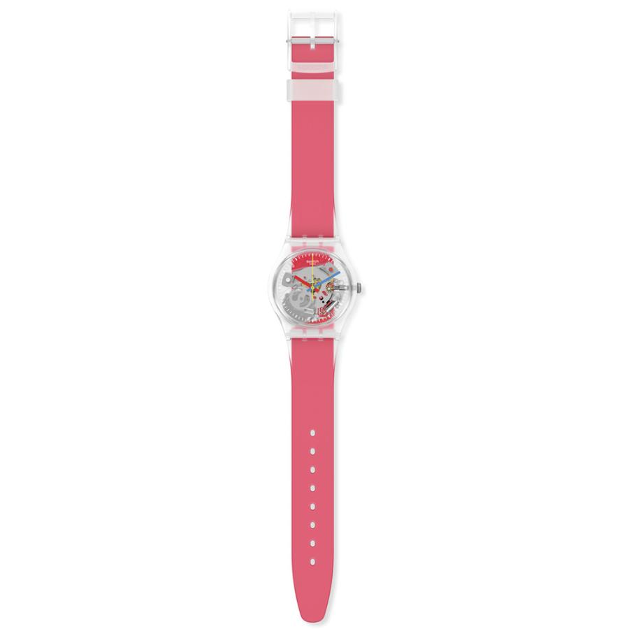 ジェント swatch スウォッチ 腕時計 メンズ レディース クリア