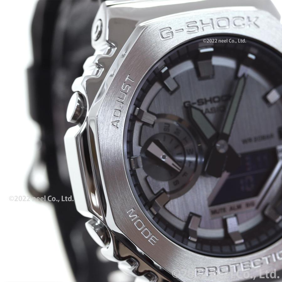 Gショック G-SHOCK メタル 腕時計 メンズ グレー ブラック GM-2100-1AJF ジーショック｜neel｜08