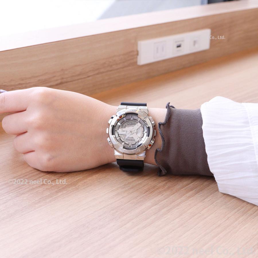Gショック G-SHOCK 腕時計 GM-S110-1AJF メタルカバー GM-110 小型化  