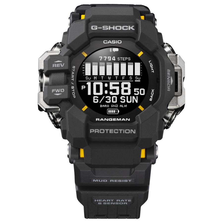 倍々+5倍！最大ポイント26倍！本日限定！Gショック レンジマン G-SHOCK RANGEMAN 電波 ソーラー 腕時計 メンズ GPR-H1000-1JR MASTER OF G ジーショック｜neel｜13