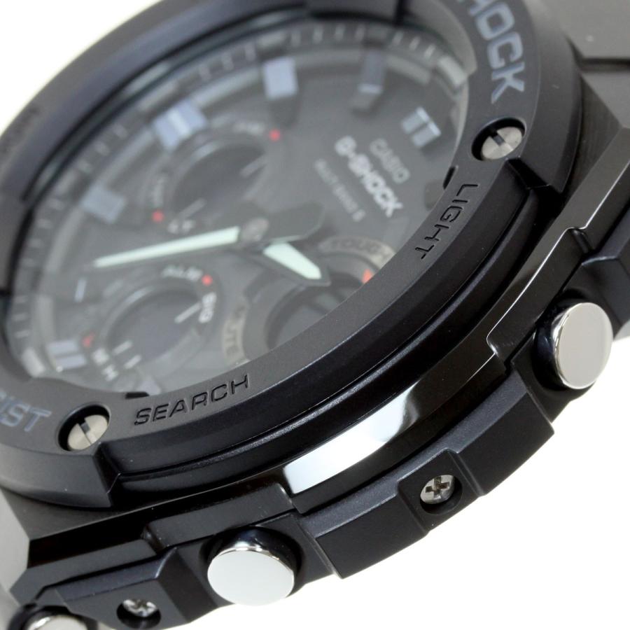 Gショック Gスチール G-SHOCK G-STEEL 電波ソーラー 腕時計 メンズ 黒 ブラック GST-W100G-1BJF｜neel｜14