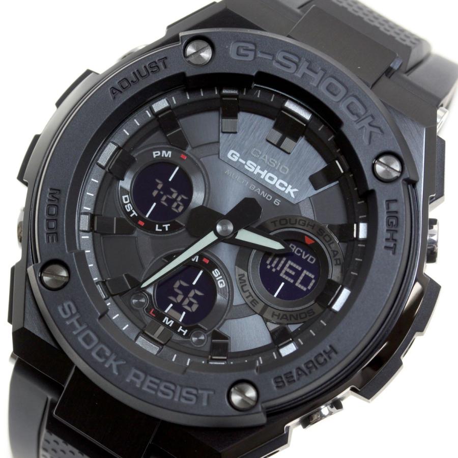 Gショック Gスチール G-SHOCK G-STEEL 電波ソーラー 腕時計 メンズ 黒 ブラック GST-W100G-1BJF｜neel｜18