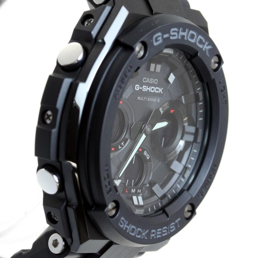 Gショック Gスチール G-SHOCK G-STEEL 電波ソーラー 腕時計 メンズ 黒