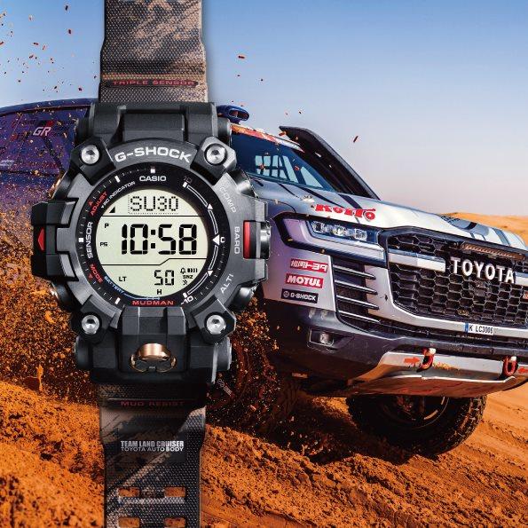 Gショック G-SHOCK 電波 ソーラー MUDMAN TEAM LAND CRUISER TOYOTA AUTO BODY コラボ限定 時計 GW-9500TLC-1JR｜neel｜20