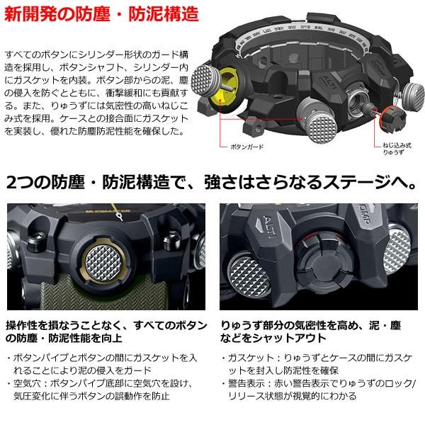 倍々+5倍！最大ポイント26倍！本日限定！Gショック マッドマスター G-SHOCK MUDMASTER 電波ソーラー 腕時計 メンズ GWG-1000-1A3JF｜neel｜04