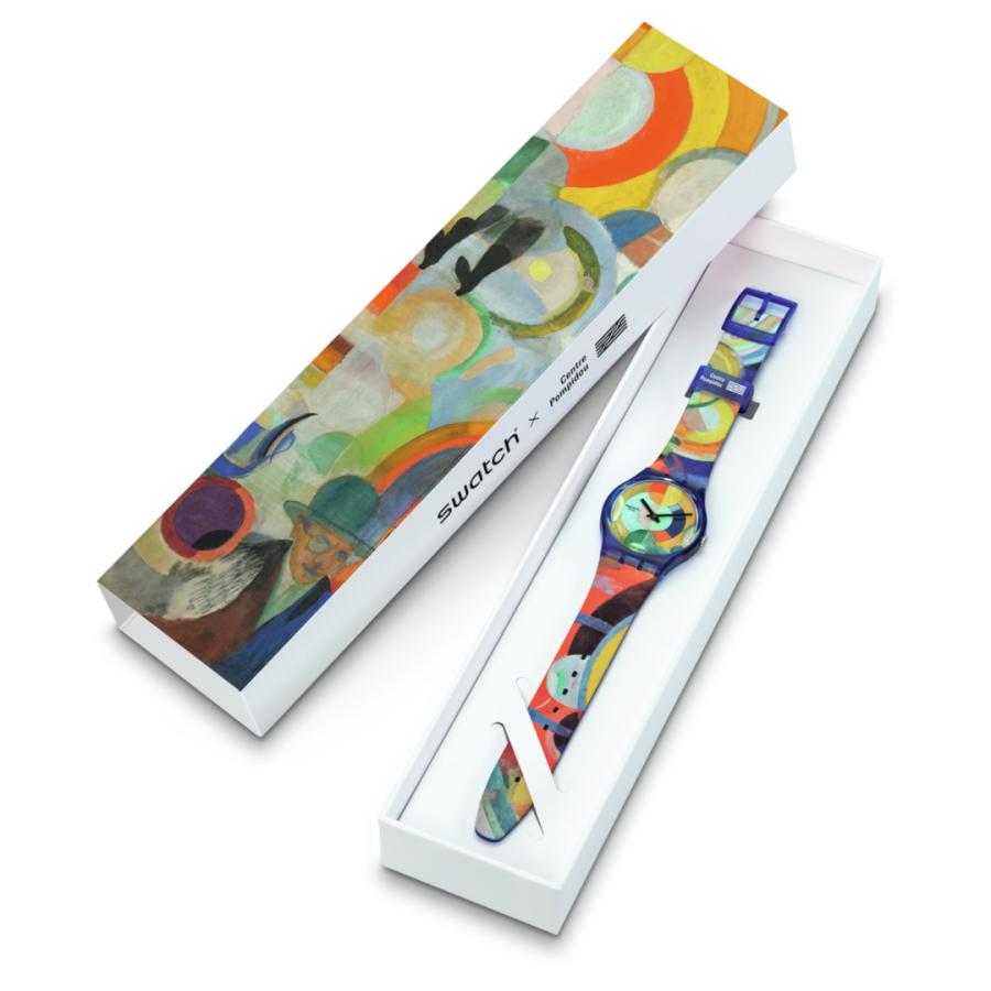 ジェント swatch スウォッチ 腕時計 アートコラボ GENT CAROUSEL