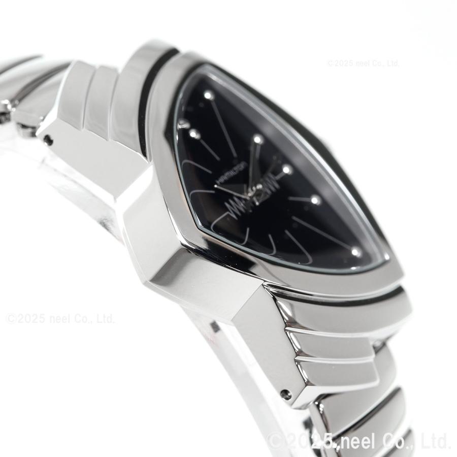 【新品】ハミルトン HAMILTON 腕時計 レディース H24211130 S Quartz クォーツ 電池式（F03.105） ブラックxシルバー アナログ表示 H24211130 ｜ ハミルトン ベンチュラ(HAMILTON VENTURA) - 腕時計のな
