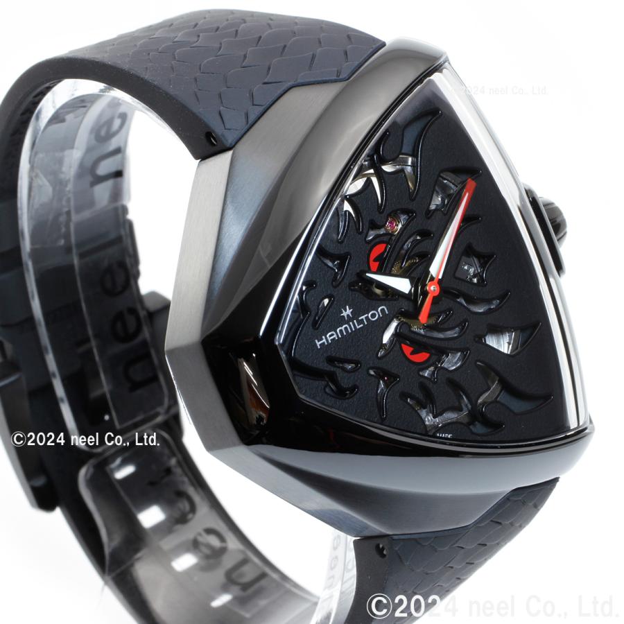 HAMILTON ハミルトン　アナログ時計 H24525332 ベンチュラ ドラゴン ELVIS80 SKELETON AUTO