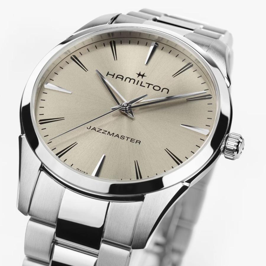 HAMILTON ハミルトン/ジャズマスター/デイトウォッチ/クォーツ/H422111/7QZ********/時計/Aランク/04【中古】 HAMILTON（ハミルトン） ハミルトン/ジャズマスター/デイトウォッチ